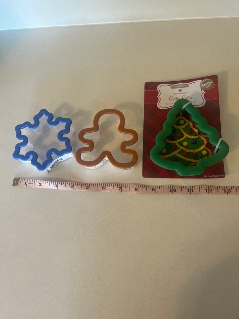Festive Cookie Cutters- Snowflake, Gingerbread, Tree